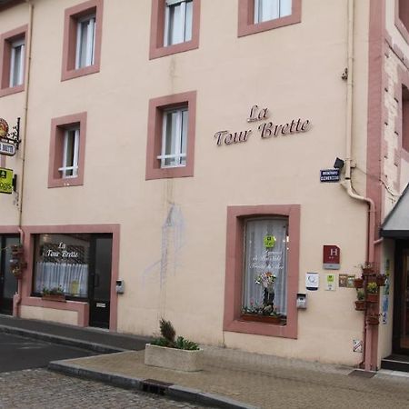 Logis Hotel Et Restaurant La Tour Brette 뽕또흑송 외부 사진