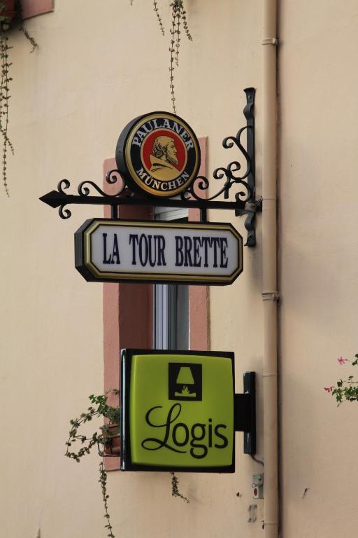 Logis Hotel Et Restaurant La Tour Brette 뽕또흑송 외부 사진