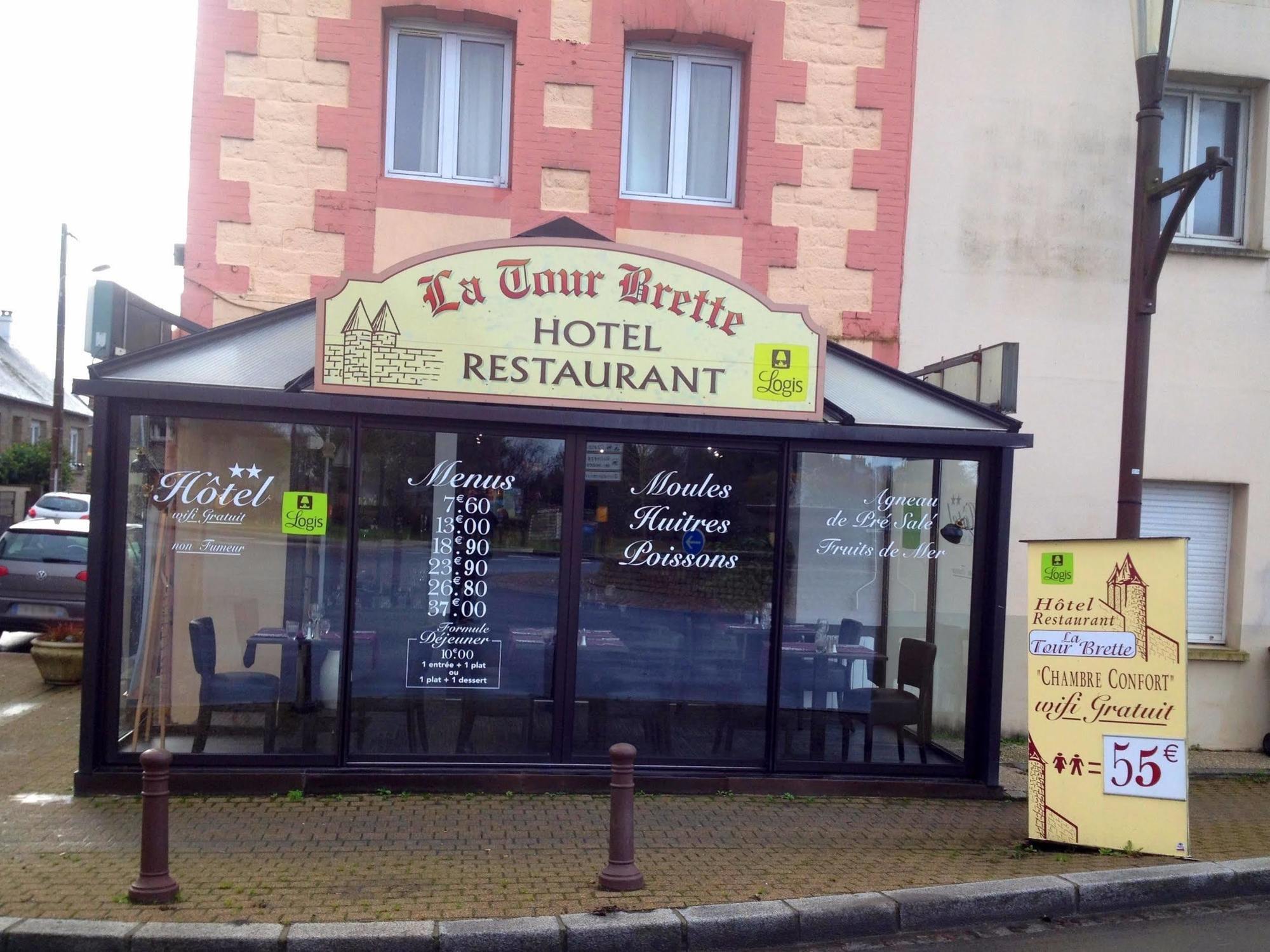 Logis Hotel Et Restaurant La Tour Brette 뽕또흑송 외부 사진